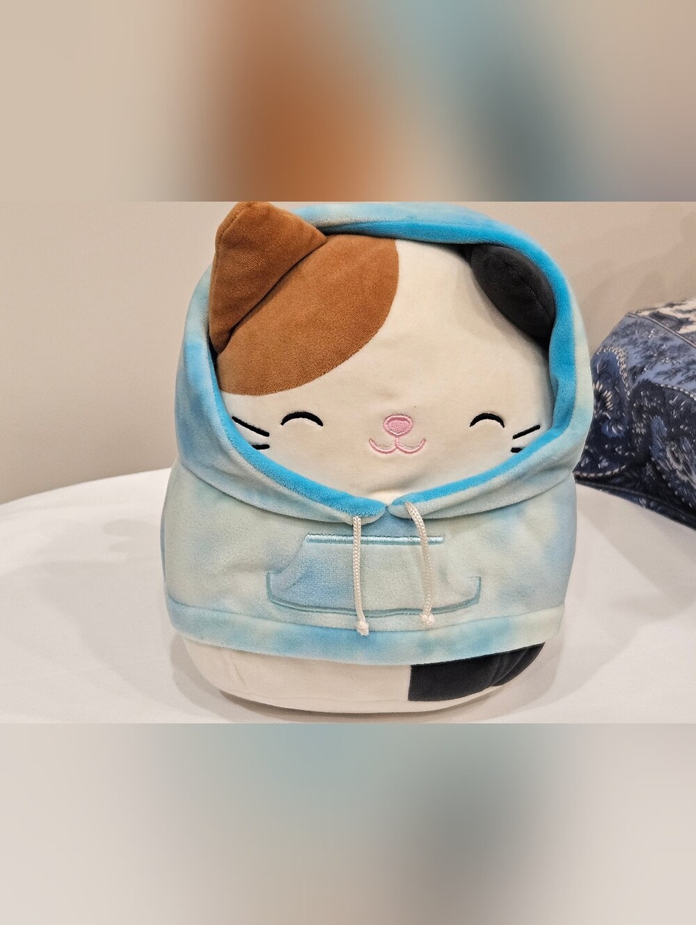 Squishmallows Hoodie Squad 8" Cam the Cat Light Blue Plush Doll Toy